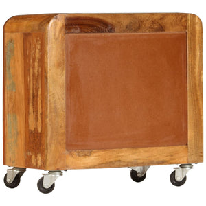 vidaXL Nightstand 50x30x50 cm Solid Reclaimed Wood