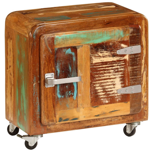 vidaXL Nightstand 50x30x50 cm Solid Reclaimed Wood