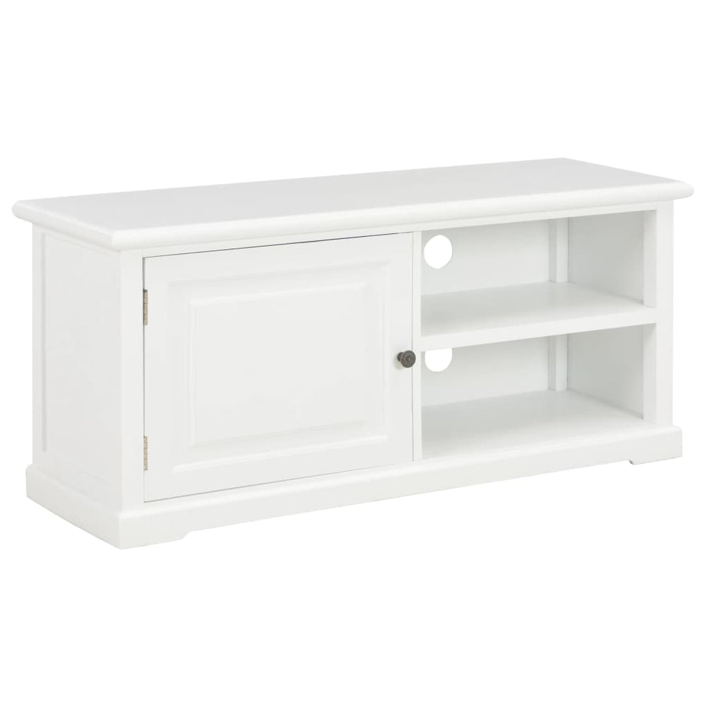 vidaXL TV Cabinet White 90x30x40 cm Wood