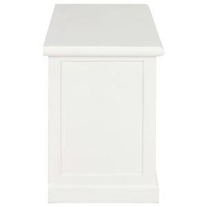 vidaXL TV Cabinet White 90x30x40 cm Wood