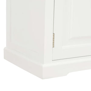 vidaXL TV Cabinet White 90x30x40 cm Wood
