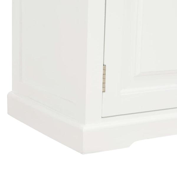 vidaXL TV Cabinet White 90x30x40 cm Wood