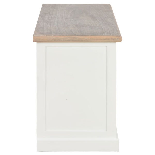 vidaXL TV Cabinet White 90x30x40 cm Wood