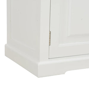 vidaXL TV Cabinet White 90x30x40 cm Wood