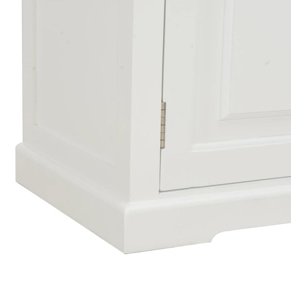 vidaXL TV Cabinet White 90x30x40 cm Wood