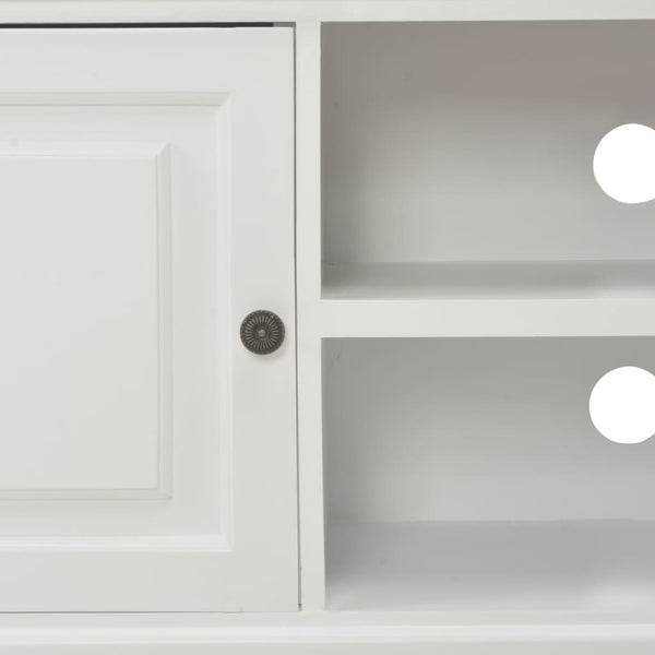 vidaXL TV Cabinet White 90x30x40 cm Wood