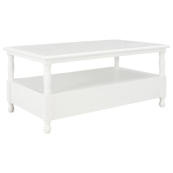 vidaXL Coffee Table White 100x55x45 cm Wood