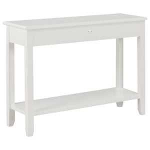 vidaXL Console Table White 110 x 35 x 80 cm Wood