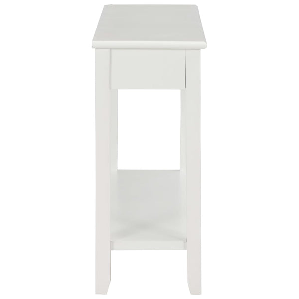 vidaXL Console Table White 110 x 35 x 80 cm Wood