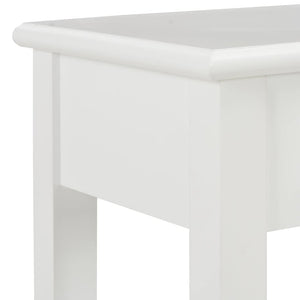 vidaXL Console Table White 110 x 35 x 80 cm Wood