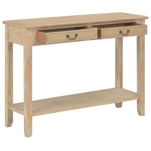 vidaXL Console Table 110 x 35 x 80 cm Wood
