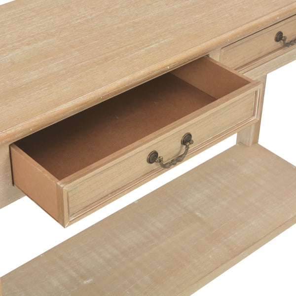 vidaXL Console Table 110 x 35 x 80 cm Wood