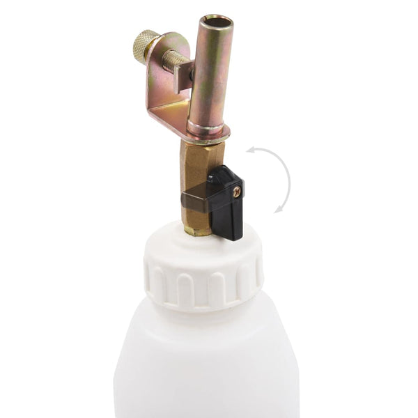 vidaXL Pneumatic Brake Bleeder with Refill Bottle 3.5 L