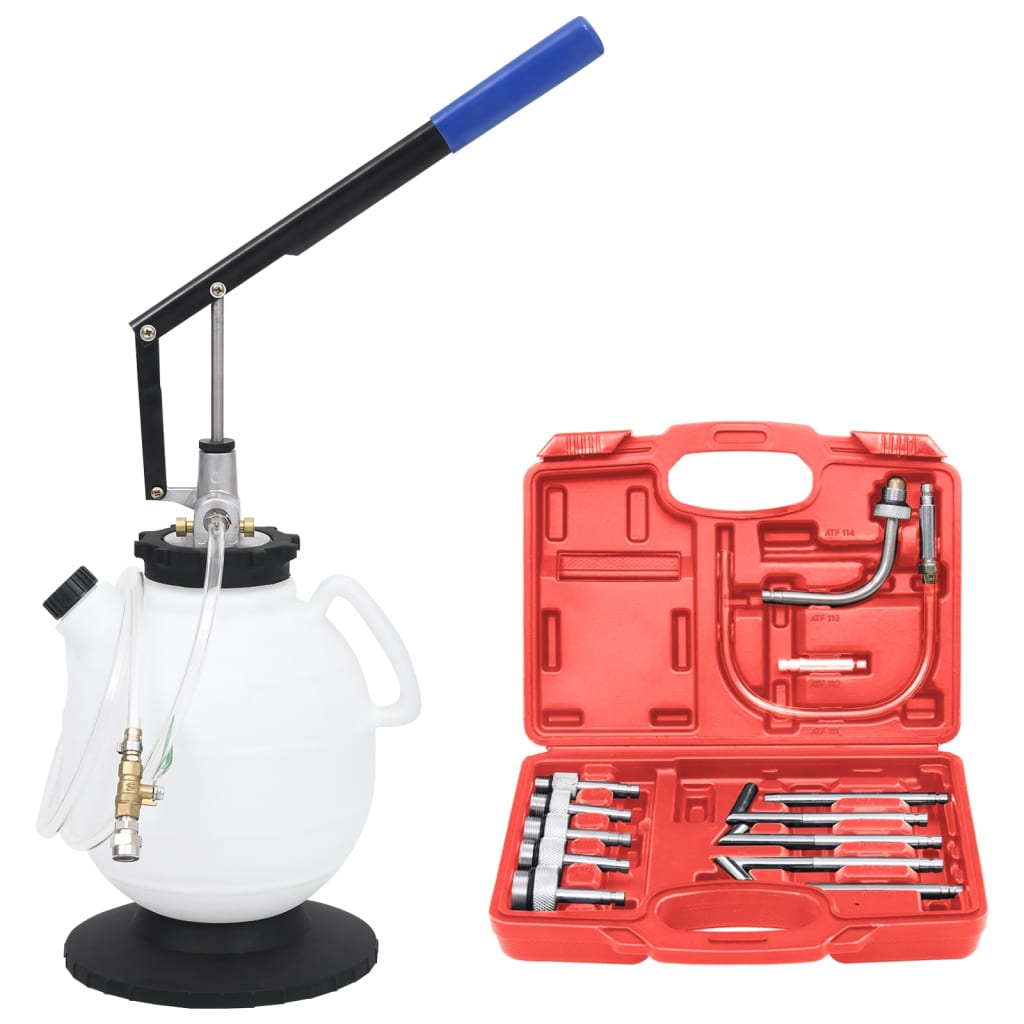 vidaXL Manual Transmission Fluid Filler with Tools 7.5 L