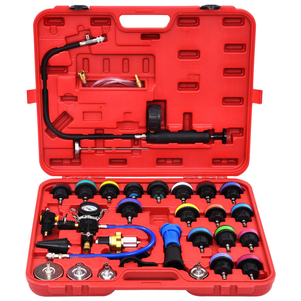 vidaXL 28-piece Radiator & Cooling System Pressure Tester Set