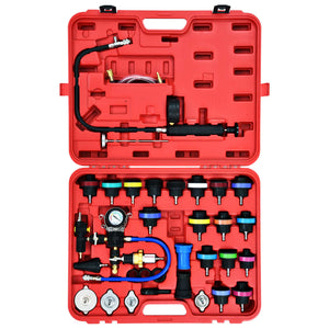 vidaXL 28-piece Radiator & Cooling System Pressure Tester Set