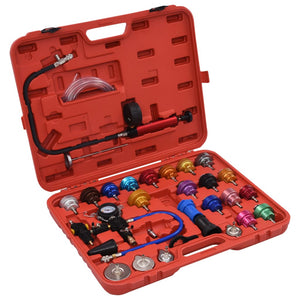 vidaXL Radiator & Cooling System Pressure Tester Kit 28-pcs.