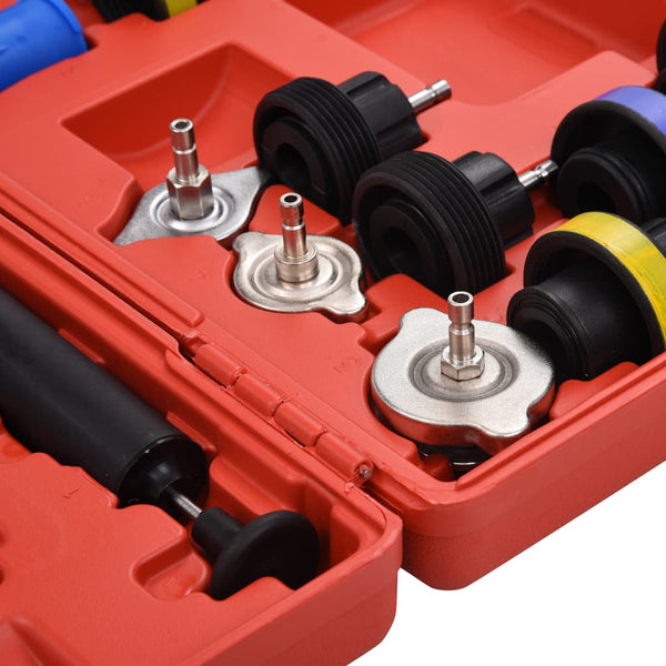 vidaXL Radiator & Cooling System Pressure Tester Kit 18 pcs.