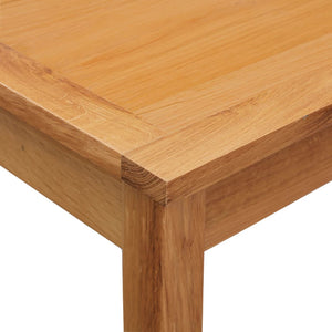 vidaXL 3-Piece Bar Set Solid Oak Wood