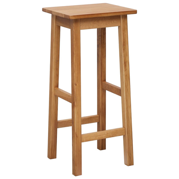 vidaXL 3-Piece Bar Set Solid Oak Wood