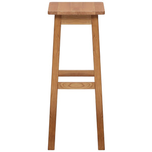 vidaXL 3-Piece Bar Set Solid Oak Wood