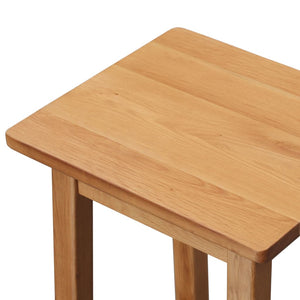 vidaXL 3-Piece Bar Set Solid Oak Wood