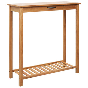 vidaXL 3-Piece Bar Set Solid Oak Wood