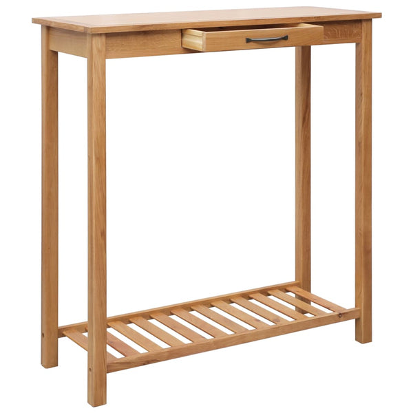 vidaXL 3-Piece Bar Set Solid Oak Wood