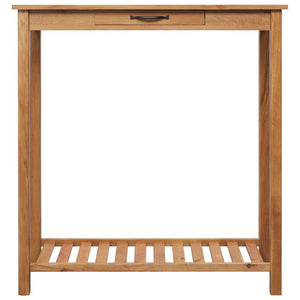 vidaXL 3-Piece Bar Set Solid Oak Wood