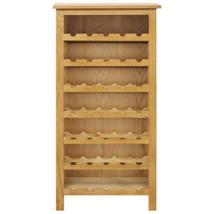vidaXL Wine Cabinet 56 x 32 x 110 cm Solid Oak Wood