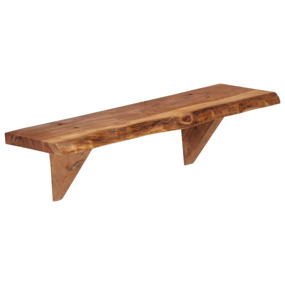 vidaXL Wall Shelves 2 pcs 60 x 20 x 18 cm Solid Acacia Wood