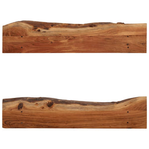vidaXL Wall Shelves 2 pcs. 90 x 20 x 18 cm Solid Acacia Wood