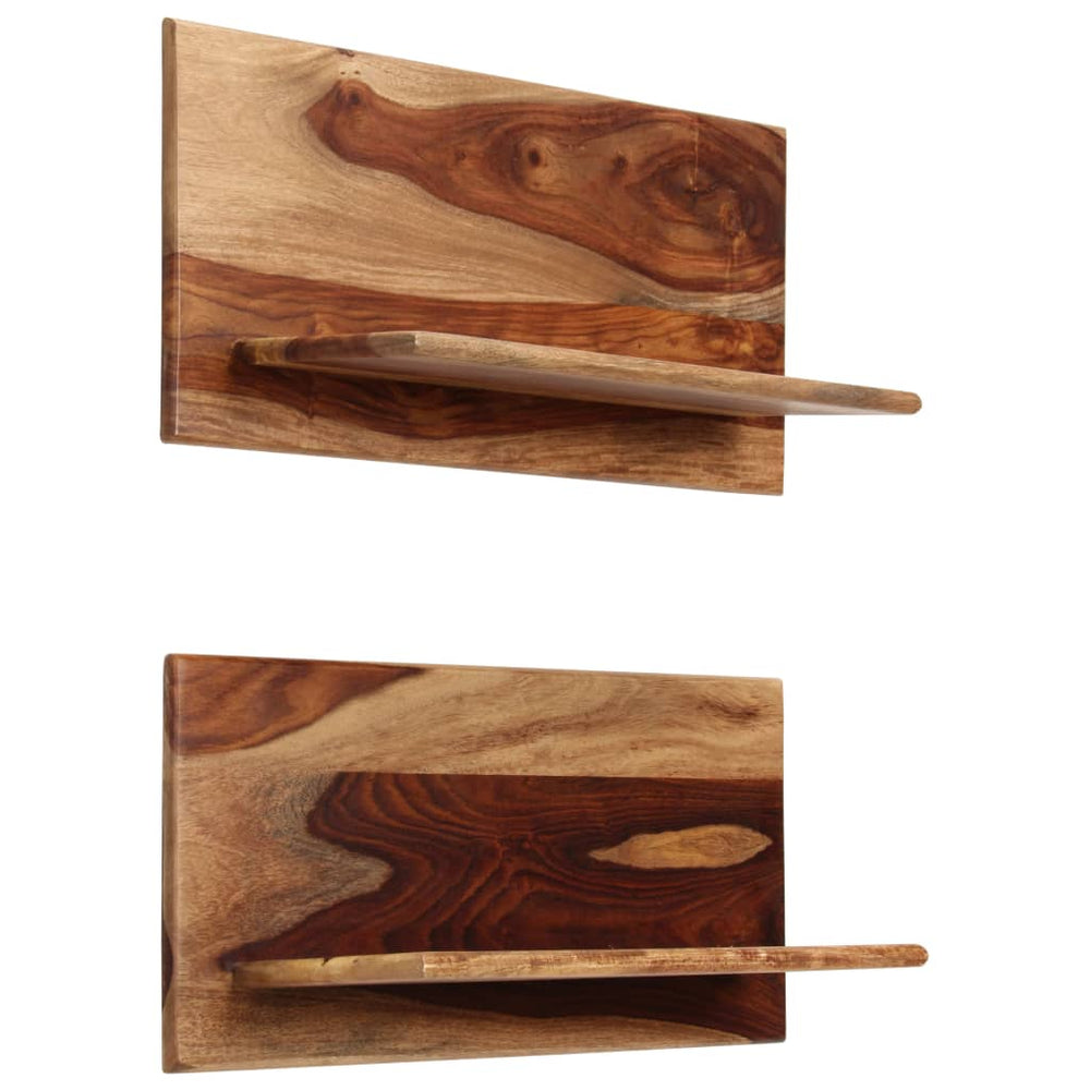 vidaXL Wall Shelves 2 pcs. 58x26x20 cm Solid Acacia Wood