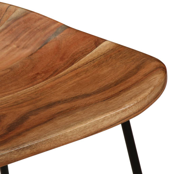 vidaXL Bar Stools 2 pcs. Solid Acacia Wood