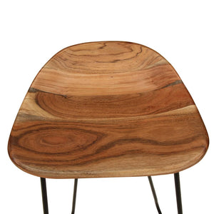 vidaXL Bar Stools 2 pcs. Solid Acacia Wood