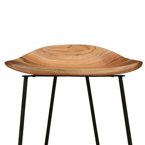 vidaXL Bar Stools 2 pcs. Solid Acacia Wood