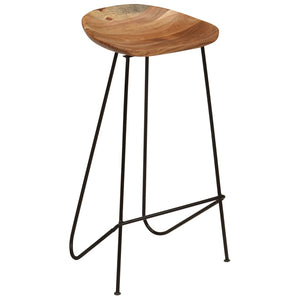 vidaXL Bar Stools 2 pcs. Solid Acacia Wood