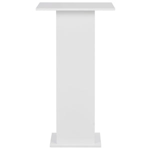 vidaXL Bar Table White 60x60x110 cm