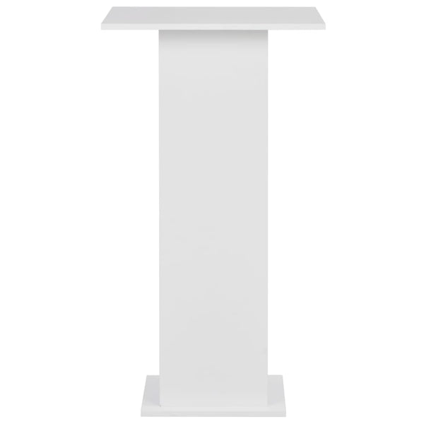 vidaXL Bar Table White 60x60x110 cm