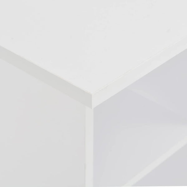 vidaXL Bar Table White 60x60x110 cm
