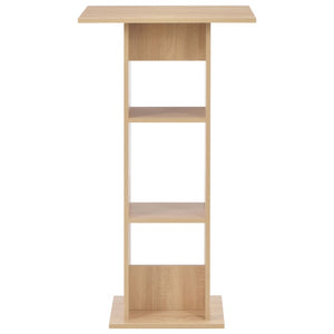 vidaXL Bar Table Oak Brown 60x60x110 cm