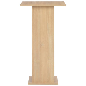 vidaXL Bar Table Oak Brown 60x60x110 cm