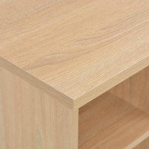 vidaXL Bar Table Oak Brown 60x60x110 cm