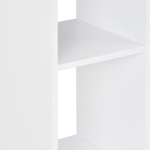 vidaXL Bar Table White and Anthracite 60x60x110 cm