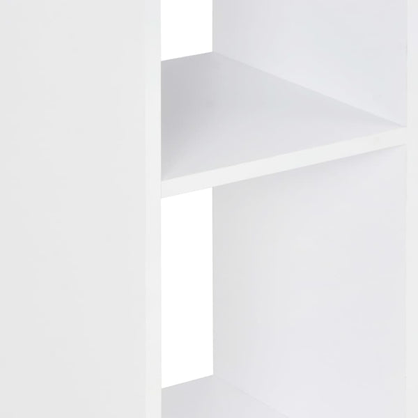 vidaXL Bar Table White and Anthracite 60x60x110 cm
