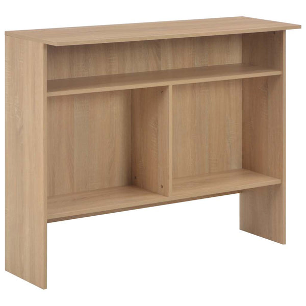 vidaXL Bar Table with 2 Table Tops Oak Look 130x40x120 cm