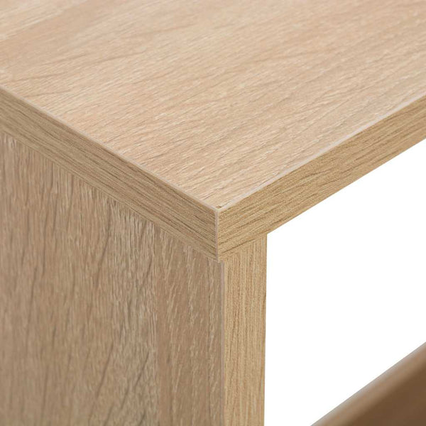 vidaXL Bar Table with 2 Table Tops Oak Look 130x40x120 cm