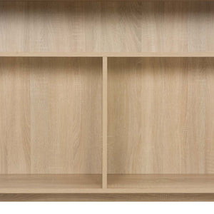 vidaXL Bar Table with 2 Table Tops Oak Look 130x40x120 cm