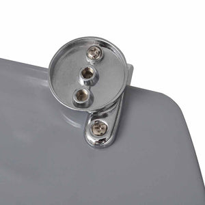 vidaXL Toilet Seats with Lid 2 pcs. MDF Stones