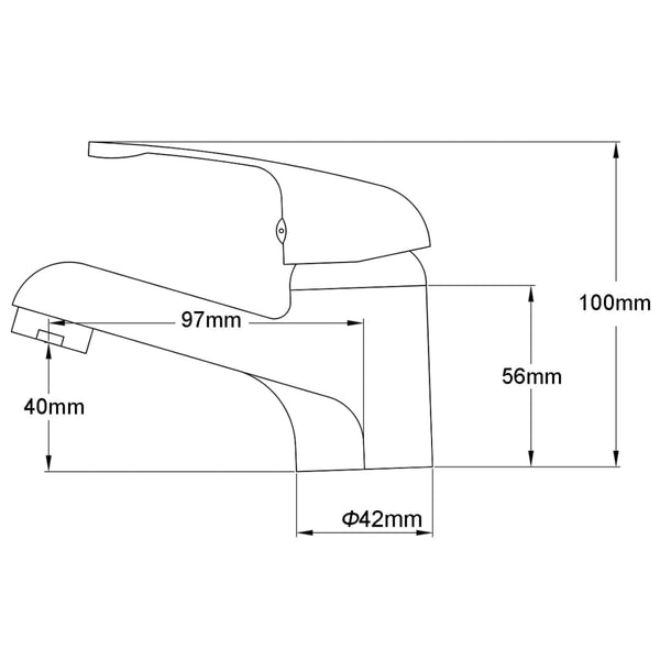 vidaXL Bidet Faucets 2 pcs Chrome